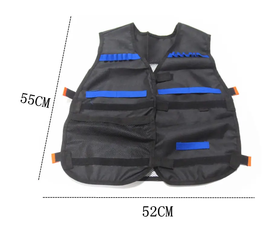 Adjustable Nerf Toy Soft Game Thin Elite Tactical Vest size