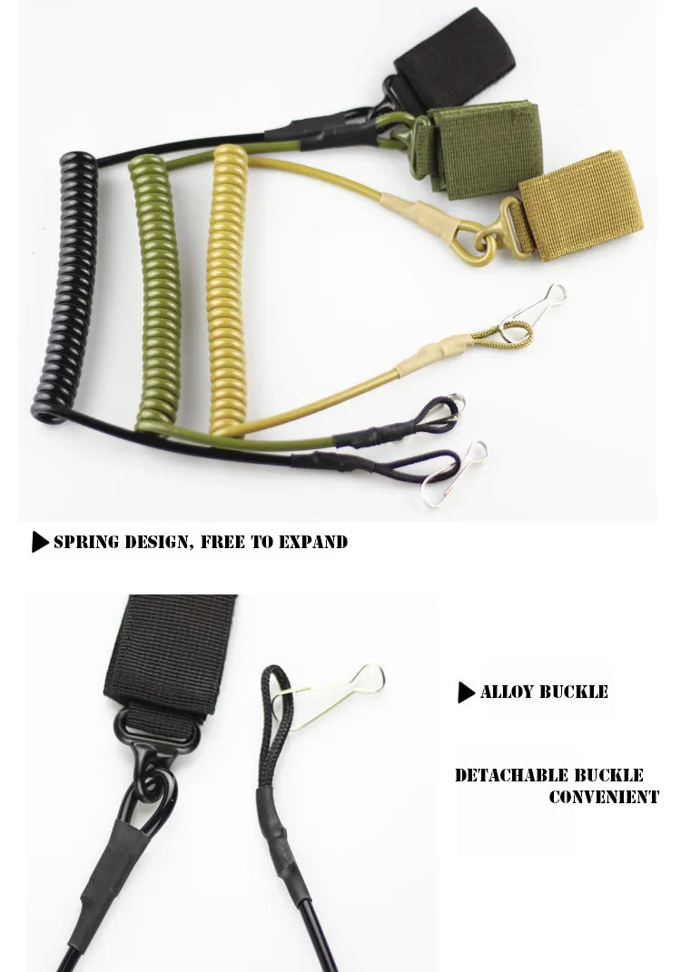 Anti Lost Spring Elastic Rope Key Chain