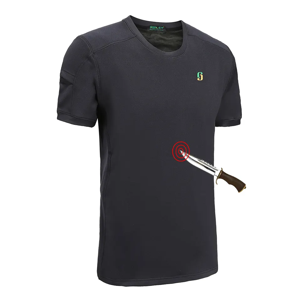 Concealable cool stab proof shirt short sleeve (1)