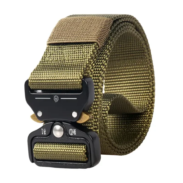 Custom Automatic Quick Release Alloy Metal Tactical Gear Utility Nylon Belt (1)