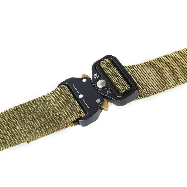 Custom Automatic Quick Release Alloy Metal Tactical Gear Utility Nylon Belt (4)