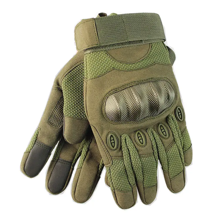 Indestructible Protective Shock Resistant Winter Hard Knuckle Full Finger Tactical Gloves (1)