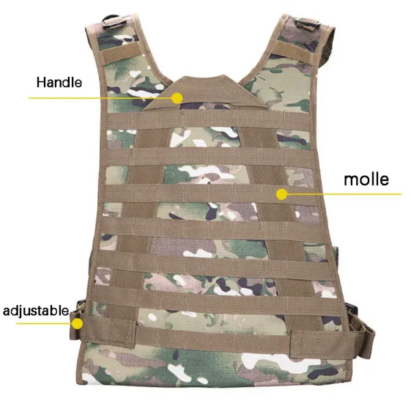 Lightweight Quick Release Detachable Combat Plate Vest details (2)