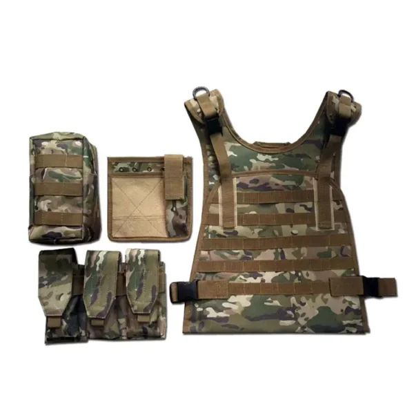 Lightweight Quick Release Detachable Combat Plate Vest details (5)