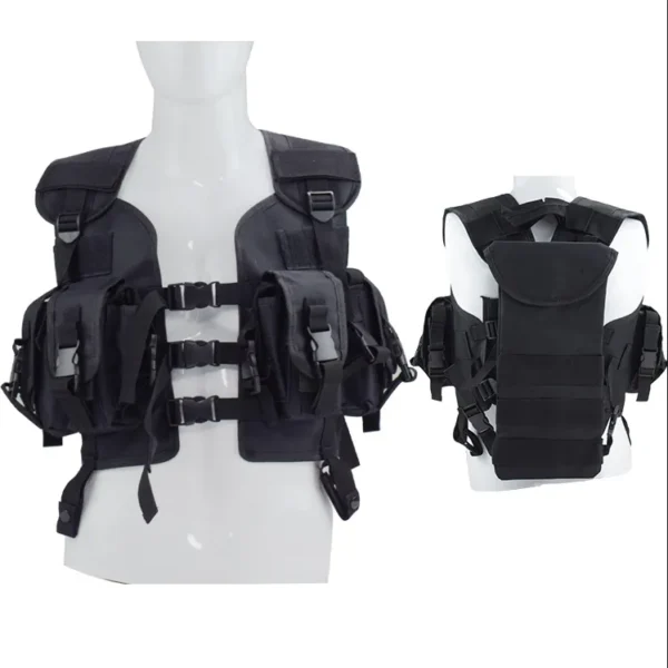 Muiti functional Training Protective Tactical Seal Vest with Water Bag (2)