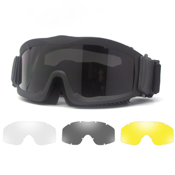 Multi Functional Safety Protective Blue Light Range Tactical Goggles (1)