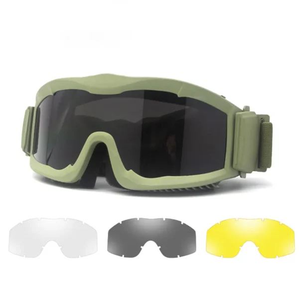 Multi Functional Safety Protective Blue Light Range Tactical Goggles (2)