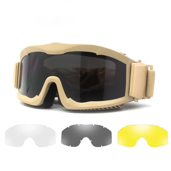 Multi Functional Safety Protective Blue Light Range Tactical Goggles (3)