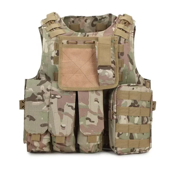 Tactico Gilet Security Defense Tactical Vest with Pouch for Radio (4)